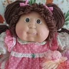 1986 Cabbage Patch KT Factory Girl HM #11 HTF COUNTRY DRESS  with Favorite Toy