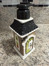 Bath Body Works Haunted House Halloween Foaming Soap Dispenser Holder Ceramic