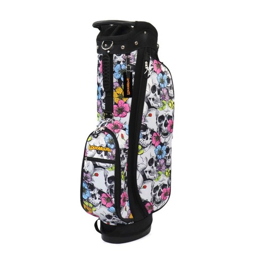 LOUDMOUTH Golf 8.5” Bolsa de Caddy de Soporte Hecho a Medida Patrón de Calavera Calavera Flores - Imagen 7 de 14