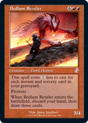 4x Bedlam Reveler MTG - Time Spiral Remastered - NM-Mint