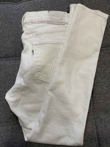 Levi's 28x30 6 Women's 311 Shaping Skinny White Mid Rise Stretch - Picture 9 of 9