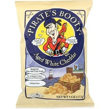Aged White Cheddar 4 Oz(Case Of 12) By Pirate's Booty
