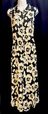 Ann Taylor Women's Floral V-Neck Maxi Dress Size 16