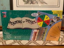 NIB - Reading for Detail - A Reading Comprehension Board Game - Blue Level 3.5-5