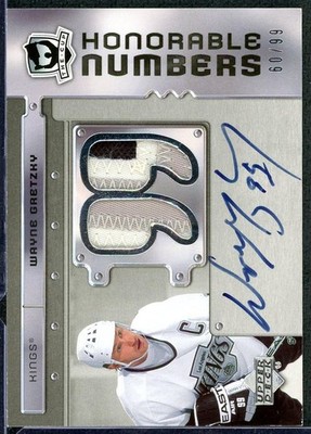 2006/07 Upper Deck The Cup Wayne Gretzky Honorable Numbers Patch Auto /99