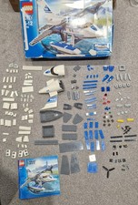 LEGO City 7723 Police Pontoon Plane - Incomplete - Includes Box & Manual