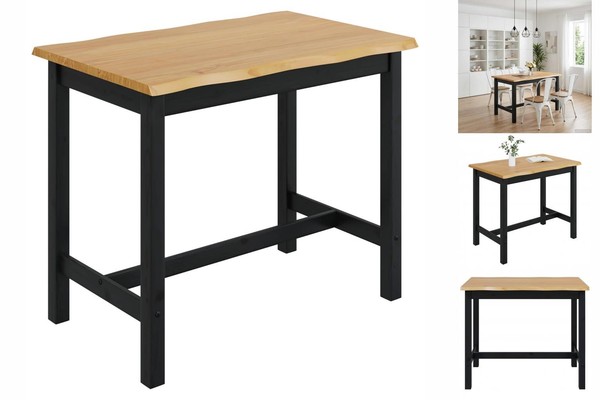 KüChentisch Bartisch Ekai Schwarz 112X70X91 Cm-image