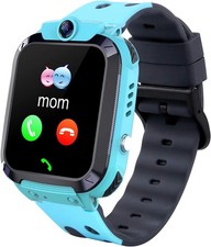 JUBUNRER Smartwatch Kids with GPS and Phone GPS Tracker, Camera, Games