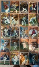 1997 Topps Finest Baseball 37 Card Lot with Protective Coating