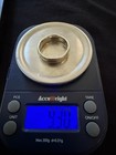 14k White Gold Band Size 9.5 Ring 9.3g — photo 5