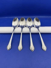 Oneida Rogers BITTERSWEET Stainless Soup Spoon Glossy Silverware Flatware Lot 4