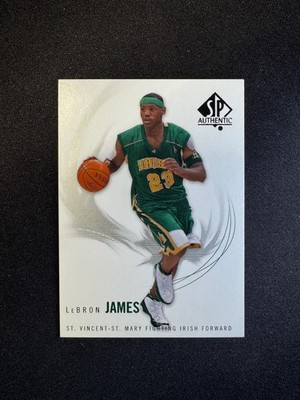 2010 Upper Deck SP Authentic LeBron James #23 St Vincent Lakers Cavaliers