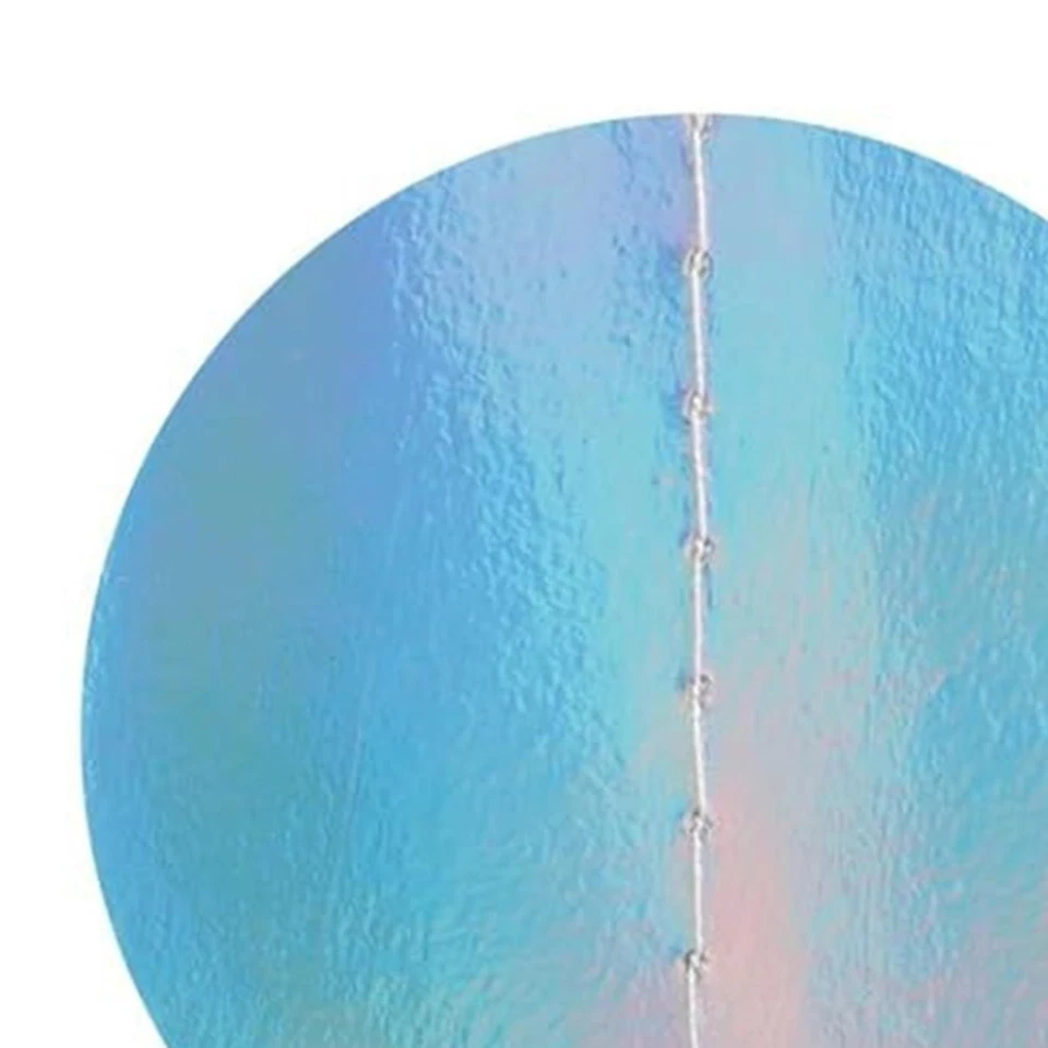 Guirnaldas circulares holográficas de 4 piezas decoraciones de fiesta para decoración de compromiso Foto 4 de 4