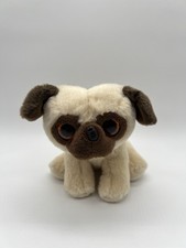 Ty Original Beanie Babies Boos Rufus The Pug Dog 6" Plush Stuffed Animal