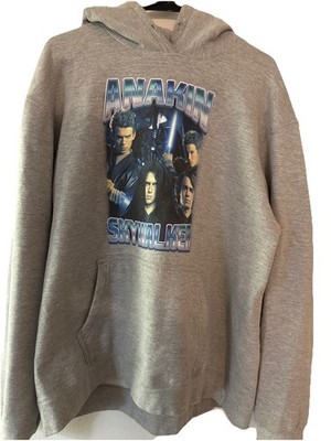 Anakin Skywalker Darth Vader Grey Hoodie Xl Attack Of The Clones Sith