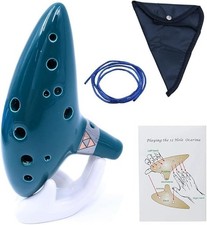 Ocarina Ceramic Alto C Durable Ocarina Music Instru/4924-1