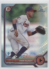 2022 Bowman 1st Edition Sky Blue Foil Fran Alduey #BPPF-39 0c6