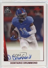 2021 Leaf Memories 1990 Base Red Spectrum 8/25 Dontario Drummond Auto 1b8