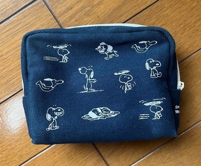 Snoopy Pouch, Snoopy Museum, 16x11cm, with Pocket, Used