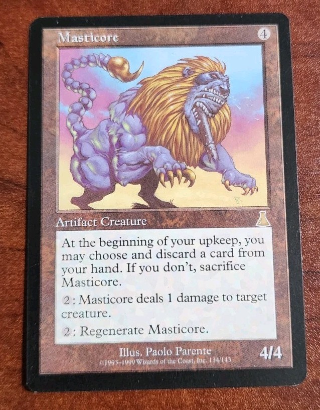 MASTICORE URZAS DESTINY MAGIC THE GATHERING CARD EXLT/MINT