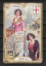 Antico Calendario da Barbiere (Anno 1924) Mignone & C. Profumieri - Milano