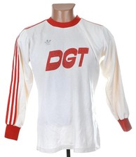 ADIDAS VINTAGE WEST GERMANY 1980'S WHITE SHIRT JERSEY SIZE M ADULT