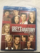 Grey's Anatomy Season Four 2008 Blu-ray Expanded Uncut Edition New Sealed