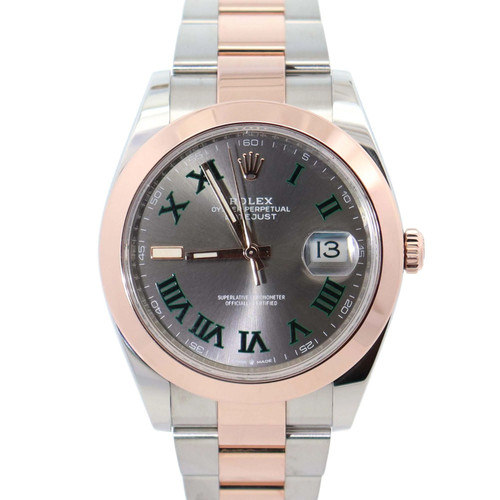 Rolex Datejust 41mm Wimbledon Dial Watch Ref# 126301