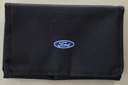 OEM Orig Black Cloth Ford Owners Manual Book Holder F-150 Escape Ranger Mustang