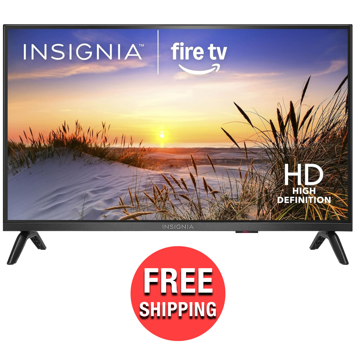 24-inch 720p Black High Definition LED High Resolution Television Smart TV HD