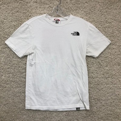 The North Face Shirt Extra Small Mens White The Redbox Crewneck Pullover Graphic