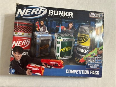 NIB Nerf Bunkr Battle Zones Inflatable Game Field Bunkers