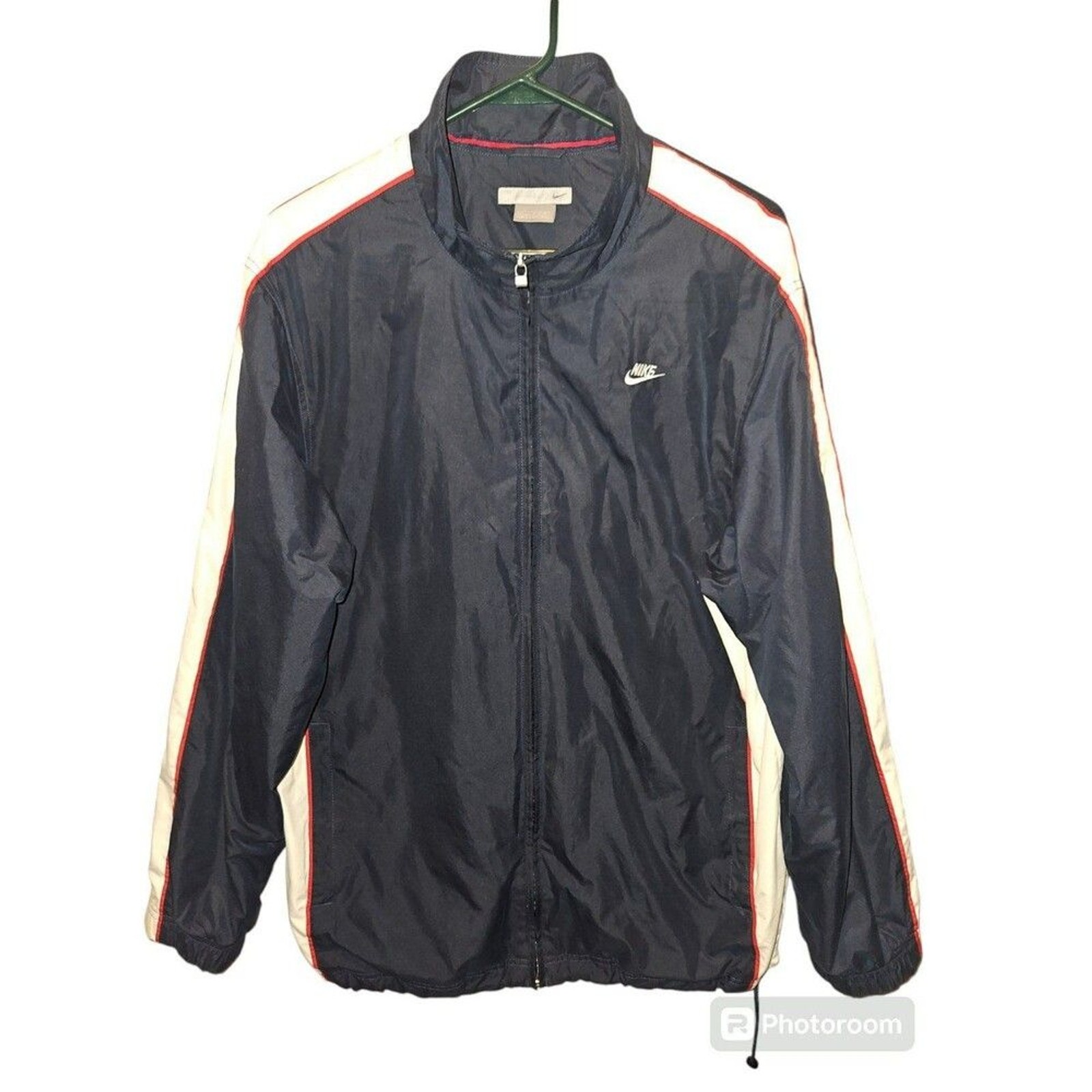 NIKE MENS NAVY WINDBREAKER SZ M