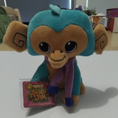 Animal Jam Plush Blue Monkey Plushie - New Original 6'' Free Postage in Australia