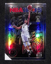 Jarrett Allen 2019-20 Hoops Premium Stock Get Out The Way Holo #15 Brooklyn Nets