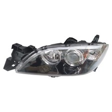 Headlight Assembly for Mazda 3 Sedan 2004-2009 Halogen Headlamps for Left Side