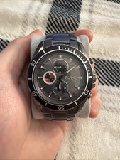 Michael Kors Men's Lansing Chronograph Ion Plated Watch MK8340 Needs New Battery