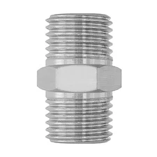 Airbrush Male to Male Nipple Coupling - 1/4" BSP