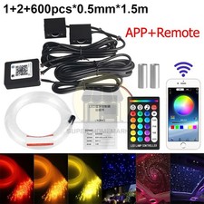 600pcs Car Home Headliner Star Light Kit Roof Remote Ceiling Lights Fiber Optic 600pcs Car Home Headliner Star Light Kit Roof Remote Ceiling Lights Fiber Optic