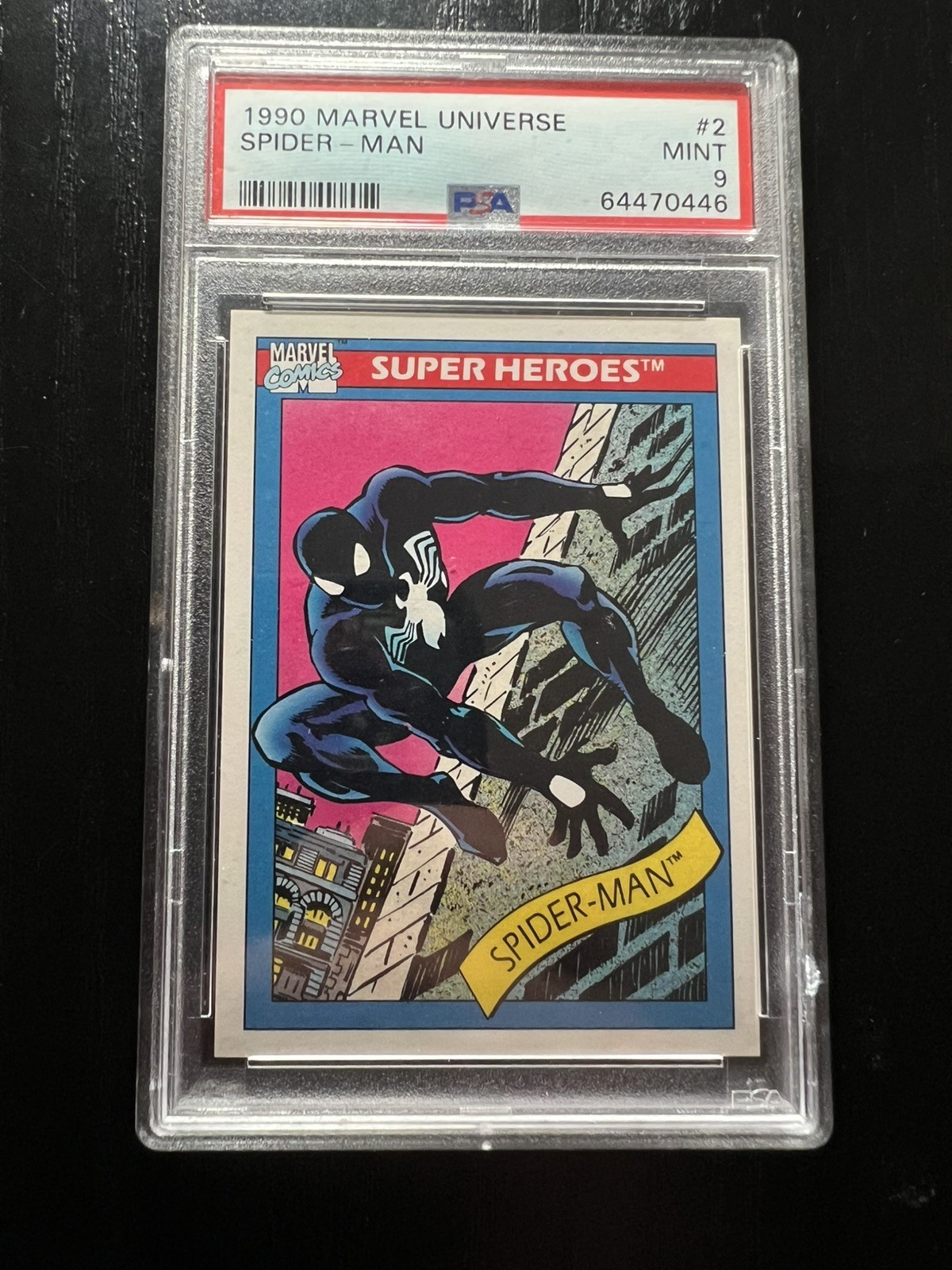 1990 Marvel Universe #2 Spider-Man Psa 9