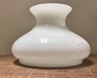 Vintage Milk Glass Hurricane Oil Lamp Shade 6 3/4" Fitter size & 5.5" tall
