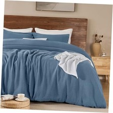 Cotton Muslin Comforter Set King Size, Ultra Soft, Breathable  Lightweight