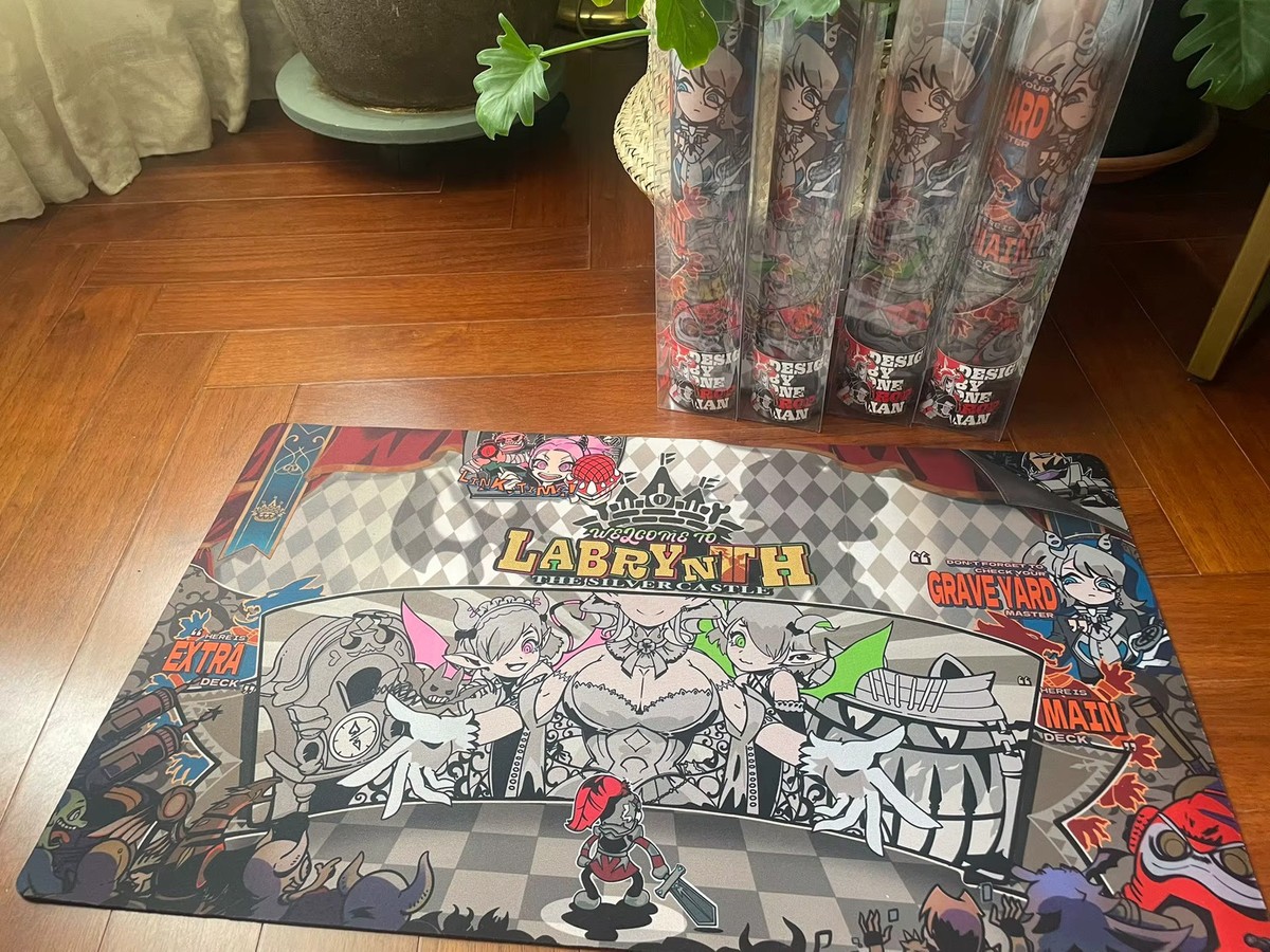 YuGiOh Lovely Labrynth Of The Silver Castle Playmat TCG OCG Duel