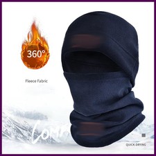 Winter Fleece Hat and Neck Cover Set Outdoor Cycling Cold Weather Mask