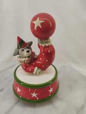 Vintage Circus Dog Music Box