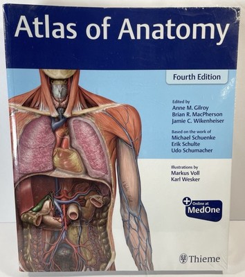 Anatomy Textbook Atlas of Anatomy Fourth Edition Anne M. Gilroy 2020 Thieme Soft