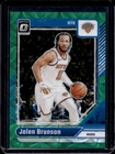 2024-25 Donruss Optic Jalen Brunson Green International #15/25 Knicks