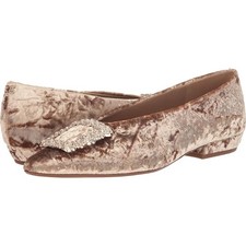 Sam Edelman Janina Ballet Flat, Prosecco Luster, Womens 7.5M Pointed Toe Slip-On