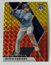 2021 Panini Mosaic Mitch Haniger Gold Mosaic /64 #12 Seattle Mariners