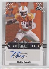 2022 Leaf Draft Auto Tiyon Evans #BA-TE1 Auto 0u79